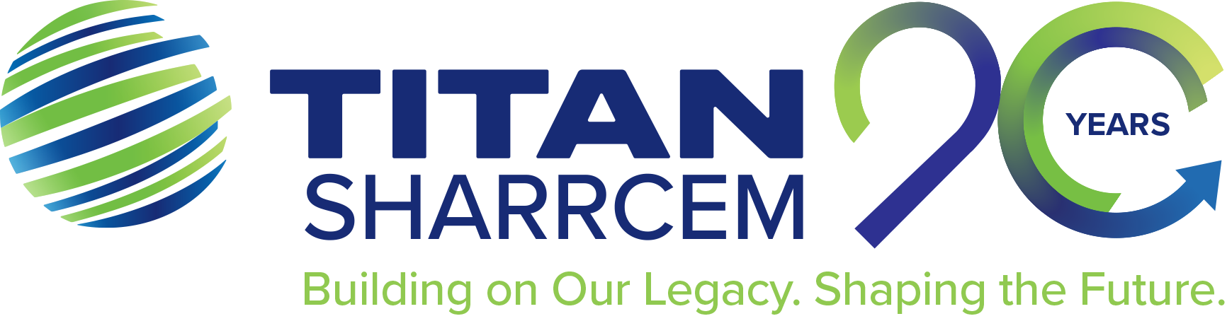 Titan Sharrcem 90 Years Slogan