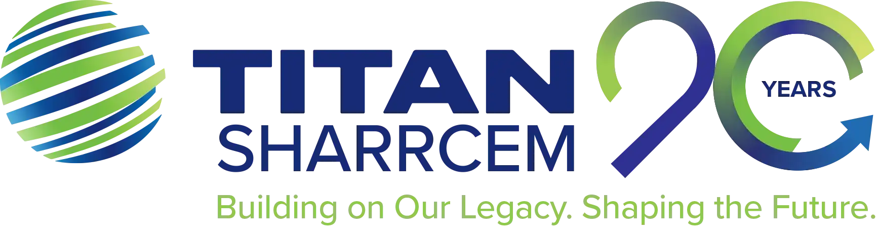 Titan Sharrcem 90 Years Slogan